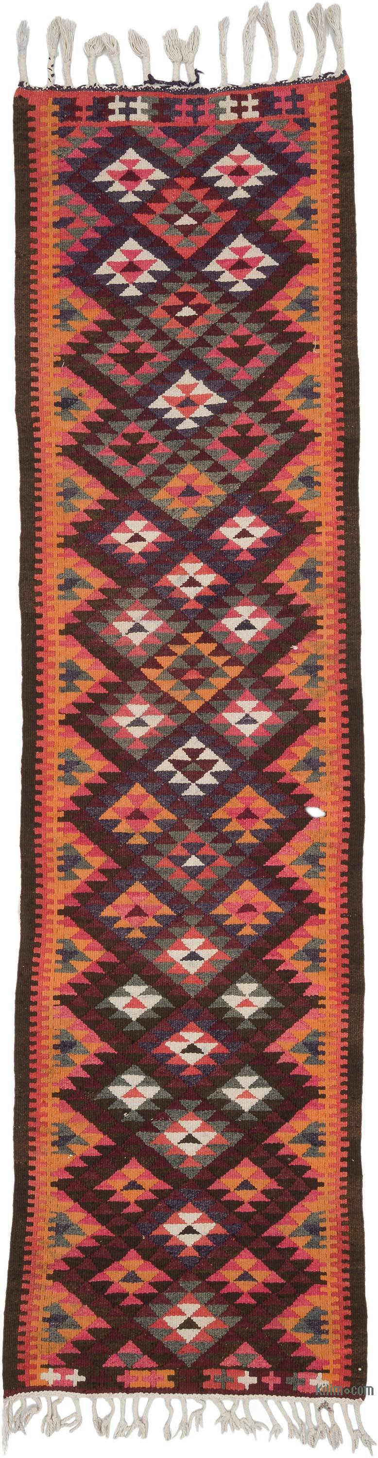 Vintage Anadolu Kilim Yolluk - 86 cm x 307 cm - K0068962