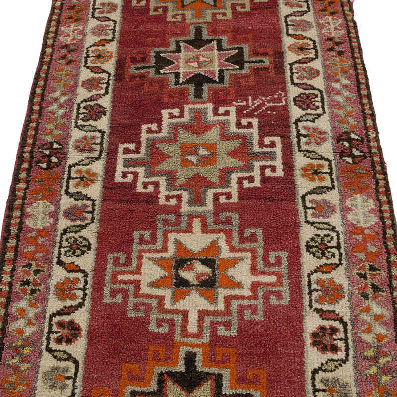 Vintage Tribal Runner Rug - 2' 9" x 10' 7" (33" x 127") - K0068963