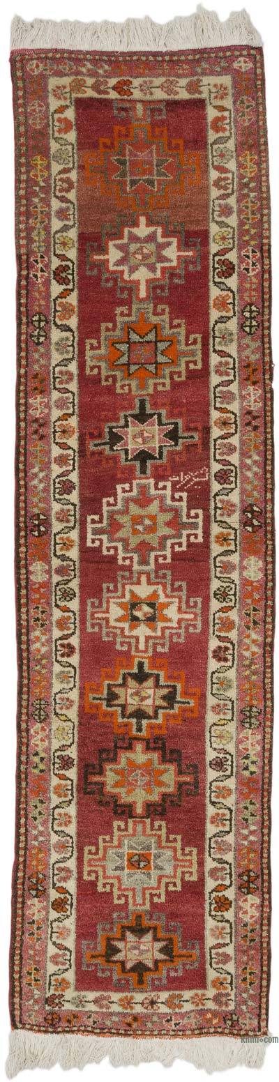 Vintage Tribal Runner Rug - 2' 9" x 10' 7" (33" x 127")