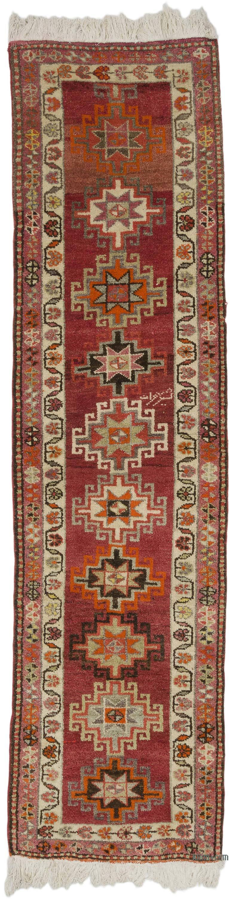 Vintage Tribal Runner Rug - 2' 9" x 10' 7" (33" x 127") - K0068963