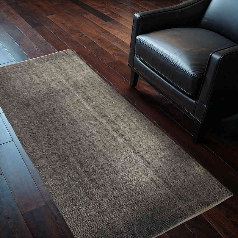 Boyalı El Dokuma Vintage Halı - 92 cm x 184 cm - K0068970