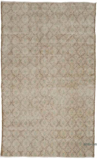 Vintage Turkish Hand-Knotted Rug - 5' 3" x 8' 7" (63" x 103")