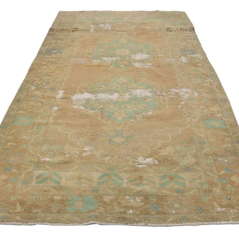 Vintage Turkish Hand-Knotted Rug - 4'  x 7' 11" (48" x 95") - K0068975