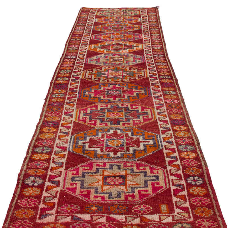 Vintage Anadolu Yolluk - 90 cm x 338 cm - K0068981
