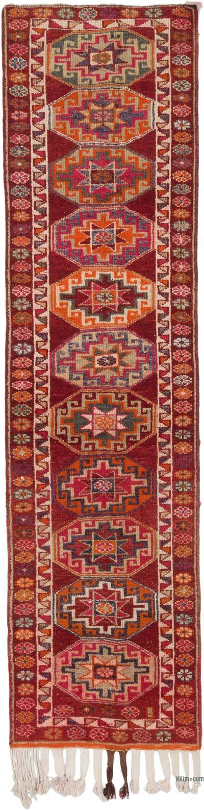 Vintage Tribal Runner Rug - 2' 11" x 11' 1" (35" x 133")
