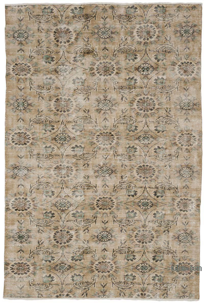 Alfombra Vintage Turca Anudada a Mano - 170 cm x 252 cm - K0068982