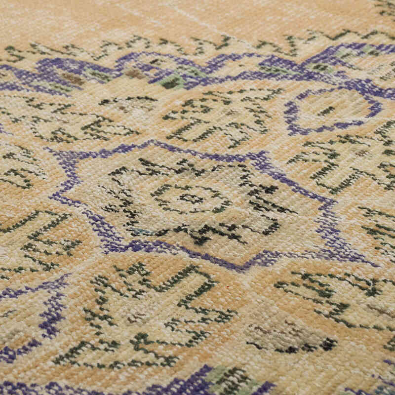 Vintage Turkish Hand-Knotted Rug - 5'  x 9' 8" (60" x 116") - K0068989