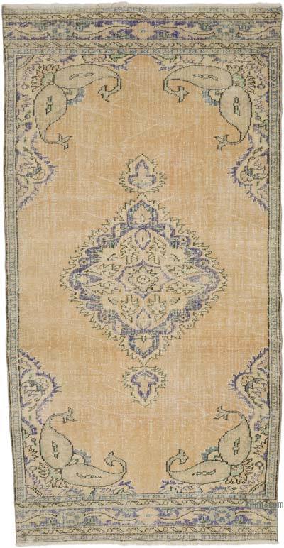 Vintage Turkish Hand-Knotted Rug - 5'  x 9' 8" (60" x 116")