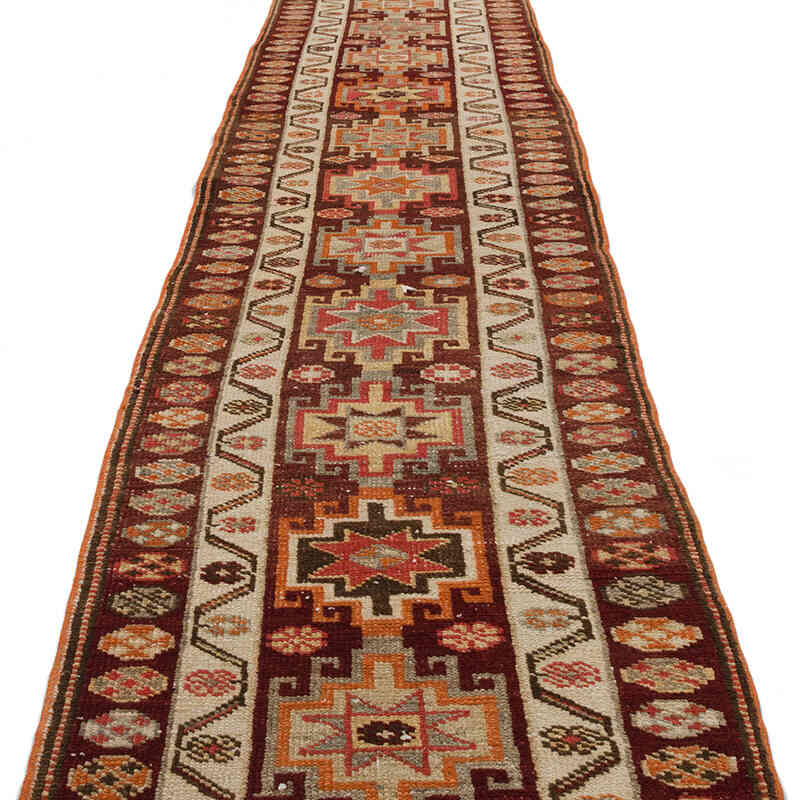 Vintage Tribal Runner Rug - 2' 9" x 13' 4" (33" x 160") - K0068993