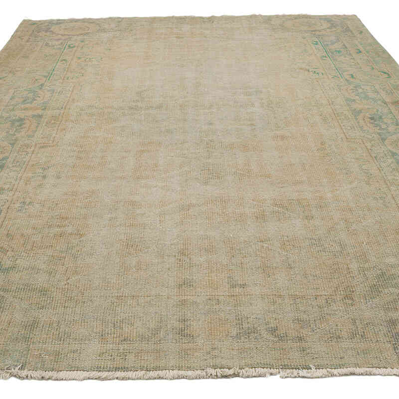 Alfombra Vintage Turca Anudada a Mano - 212 cm x 286 cm - K0068994