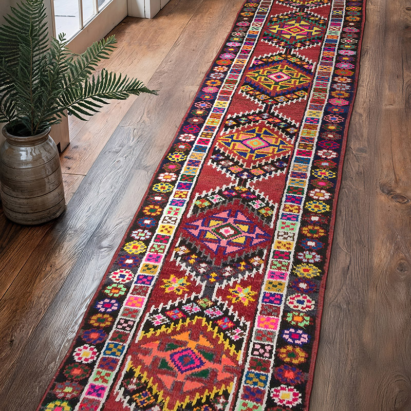 Vintage Anadolu Yolluk - 85 cm x 406 cm - K0068998