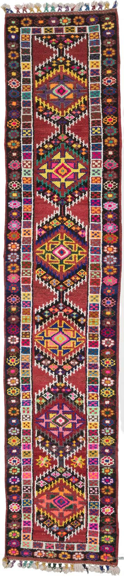 Vintage Anadolu Yolluk - 85 cm x 406 cm