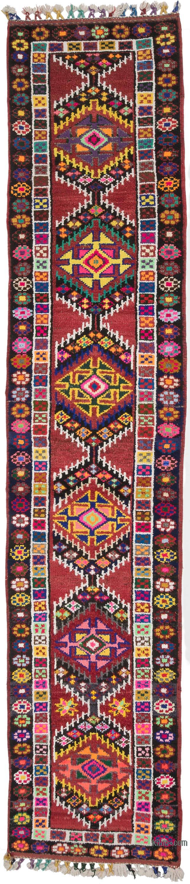 Vintage Anadolu Yolluk - 85 cm x 406 cm - K0068998