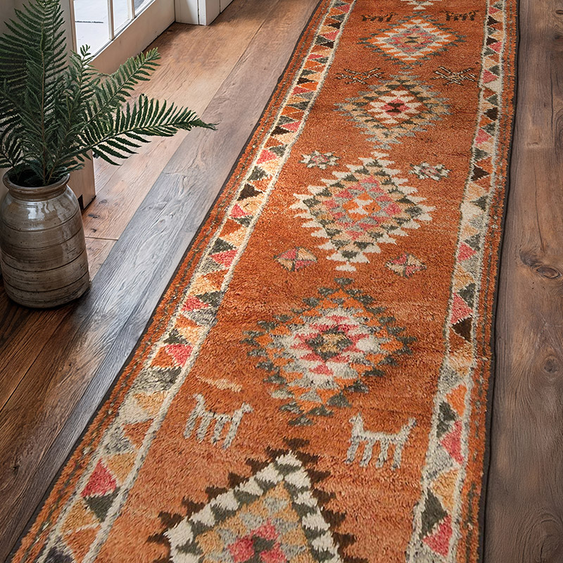 Vintage Anadolu Yolluk - 96 cm x 370 cm - K0068999