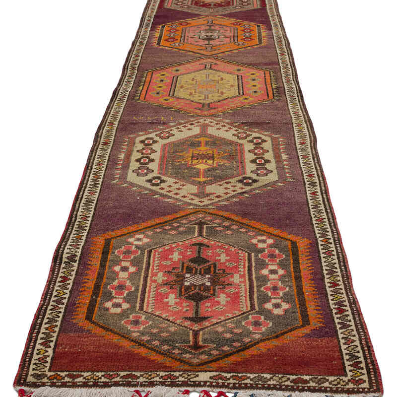 Vintage Tribal Runner Rug - 2' 9" x 11' 2" (33" x 134") - K0069011