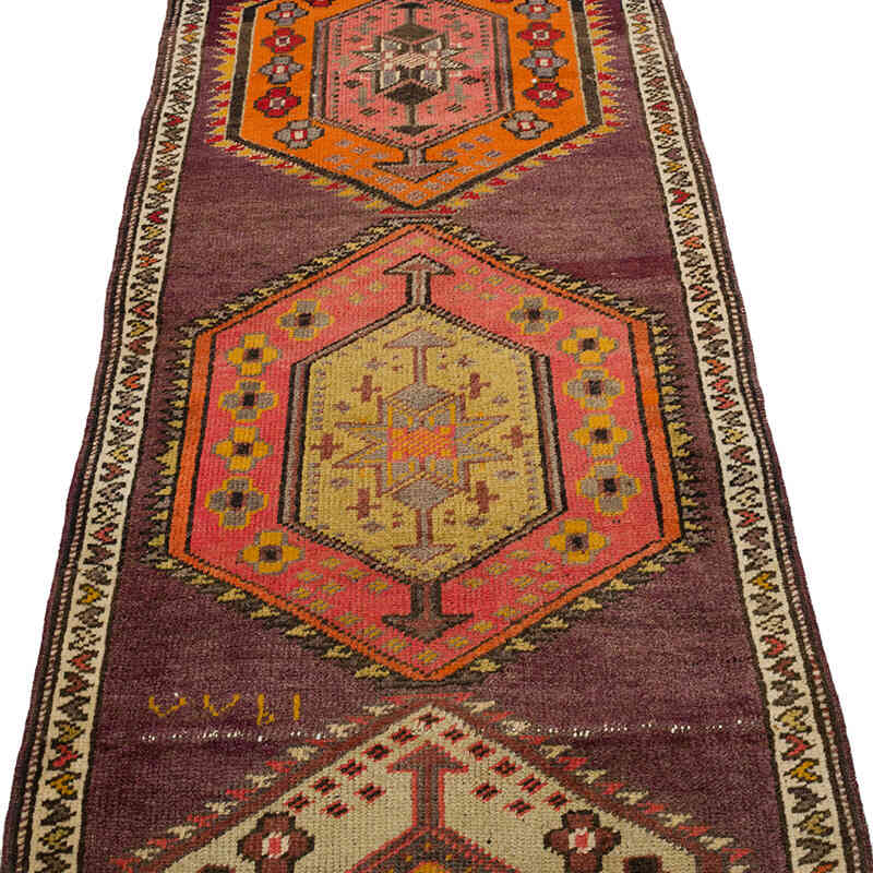 Vintage Tribal Runner Rug - 2' 9" x 11' 2" (33" x 134") - K0069011