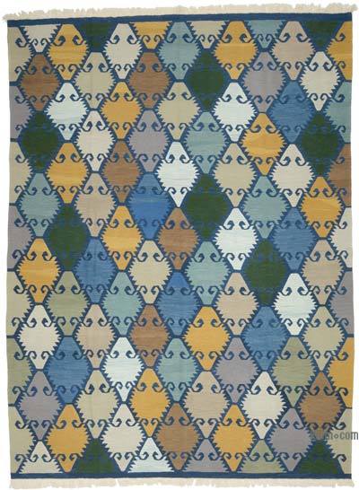 New Handwoven Turkish Kilim Rug - 8' 2" x 11' 5" (98" x 137")