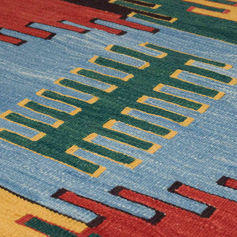 New Handwoven Turkish Kilim Runner - 2' 11" x 11' 3" (35" x 135") - K0069016