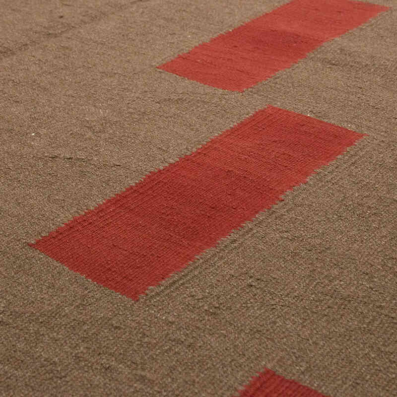 New Handwoven Turkish Kilim Rug - 6' 2" x 9' 3" (74" x 111") - K0069020