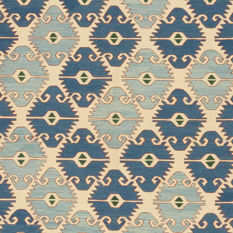New Handwoven Turkish Kilim Rug - 11' 1" x 13' 10" (133" x 166") - K0069023