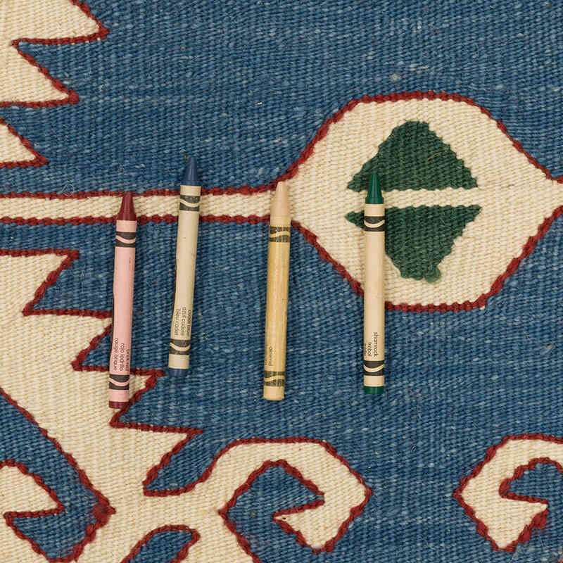 New Handwoven Turkish Kilim Rug - 11' 1" x 13' 10" (133" x 166") - K0069023