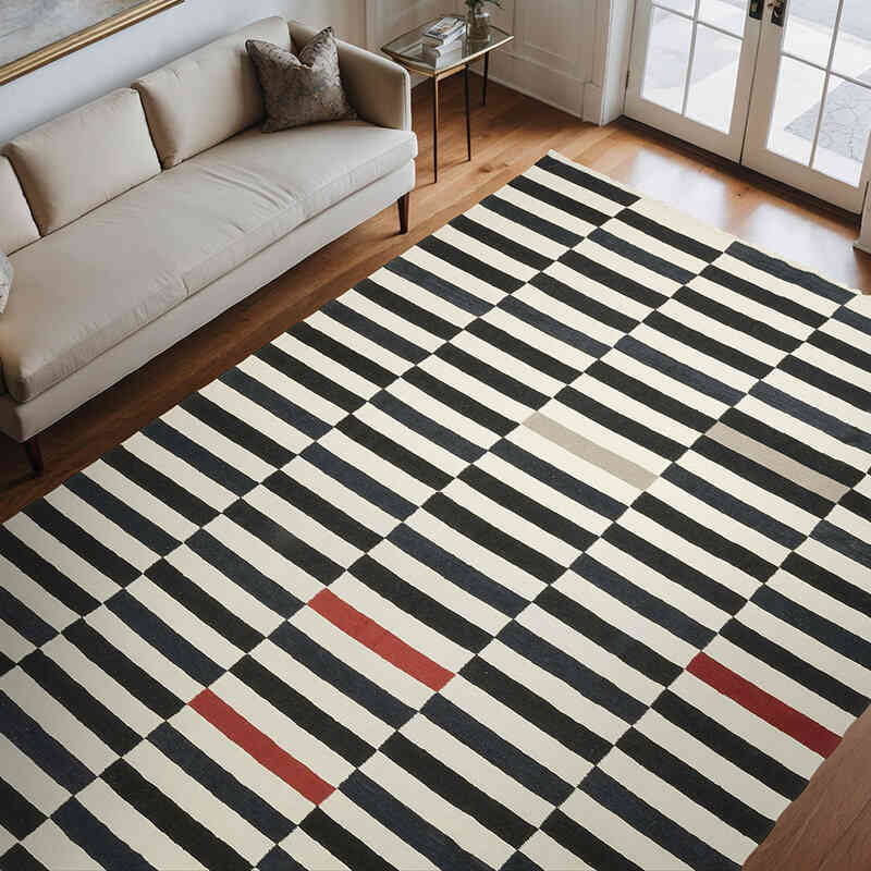 Yeni Kök Boya El Dokuma Kilim - 255 cm x 353 cm - K0069024