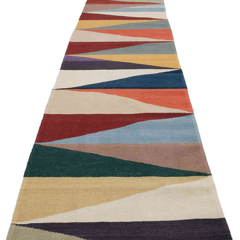 Yeni Kök Boya El Dokuma Yolluk Kilim - 84 cm x 380 cm - K0069026