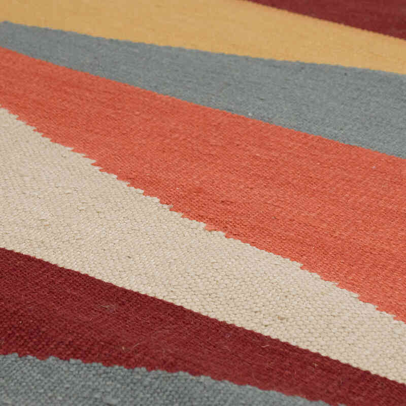 Yeni Kök Boya El Dokuma Yolluk Kilim - 84 cm x 380 cm - K0069026