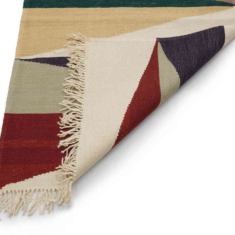 Yeni Kök Boya El Dokuma Yolluk Kilim - 84 cm x 380 cm - K0069026