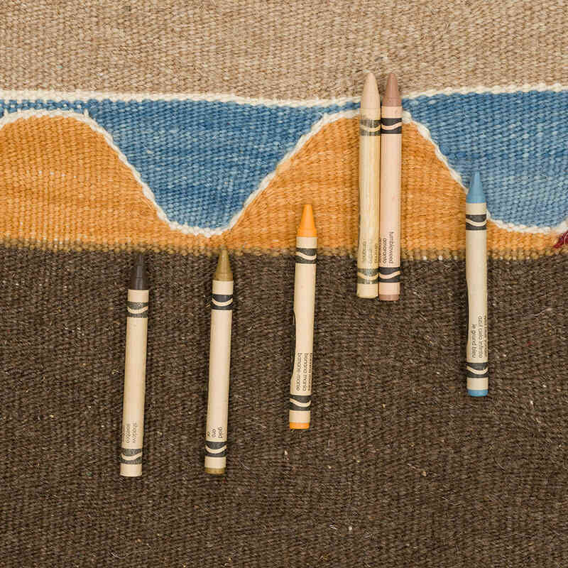 New Handwoven Turkish Kilim Rug - 5' 1" x 7' 1" (61" x 85") - K0069027