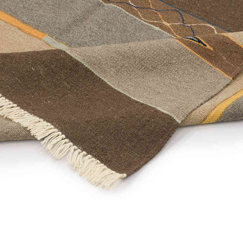 New Handwoven Turkish Kilim Rug - 5' 1" x 7' 1" (61" x 85") - K0069027