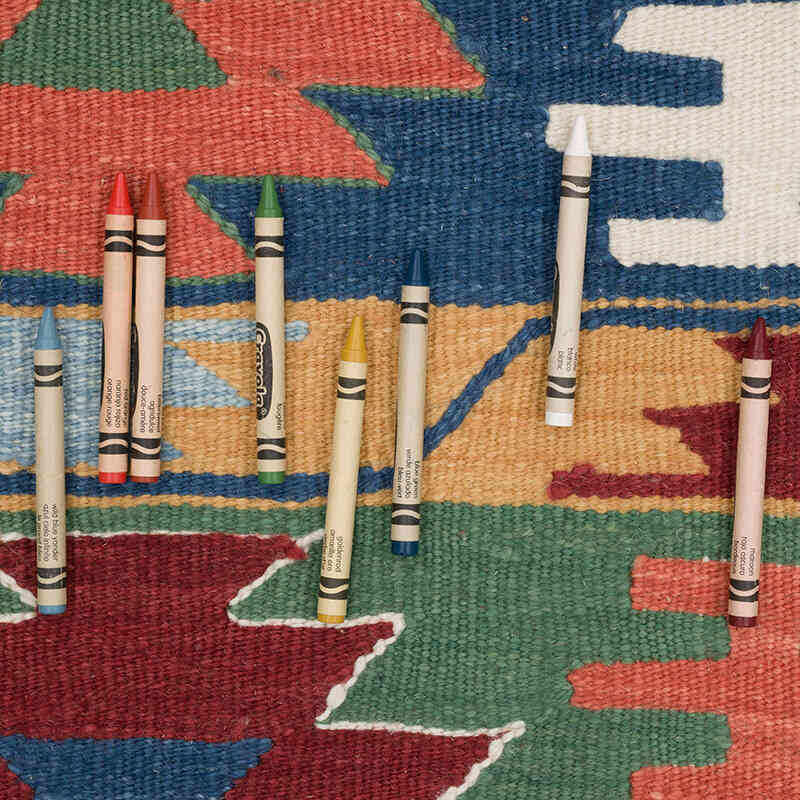 Nueva Alfombra Turca Kilim - 124 cm x 178 cm - K0069030