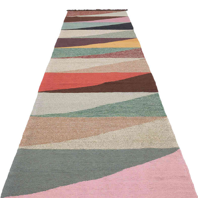 Corredor Nueva Alfombra Turca Kilim - 92 cm x 413 cm - K0069033