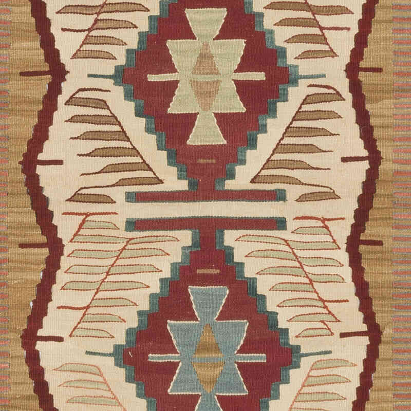 New Handwoven Turkish Kilim Rug - 3' 3" x 6'  (39" x 72") - K0069040