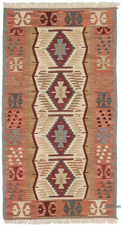 Yeni Kök Boya El Dokuma Kilim - 99 cm x 182 cm