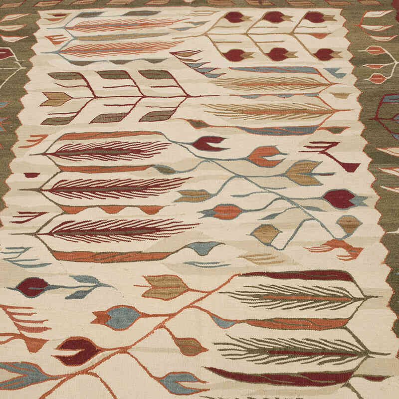 New Handwoven Turkish Kilim Rug - 4'  x 5' 8" (48" x 68") - K0069041