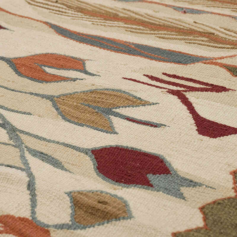 New Handwoven Turkish Kilim Rug - 4'  x 5' 8" (48" x 68") - K0069041