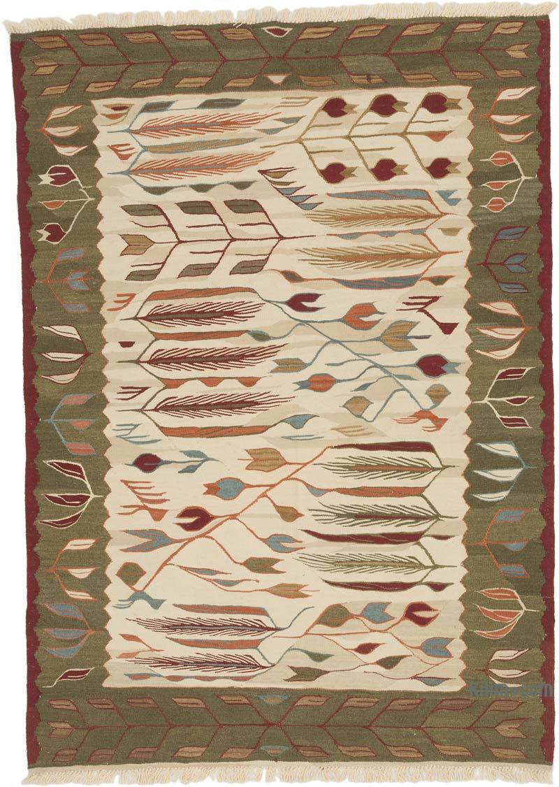 New Handwoven Turkish Kilim Rug - 4'  x 5' 8" (48" x 68") - K0069041
