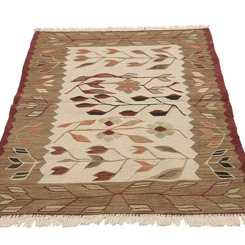 New Handwoven Turkish Kilim Rug - 2' 11" x 3' 11" (35" x 47") - K0069042