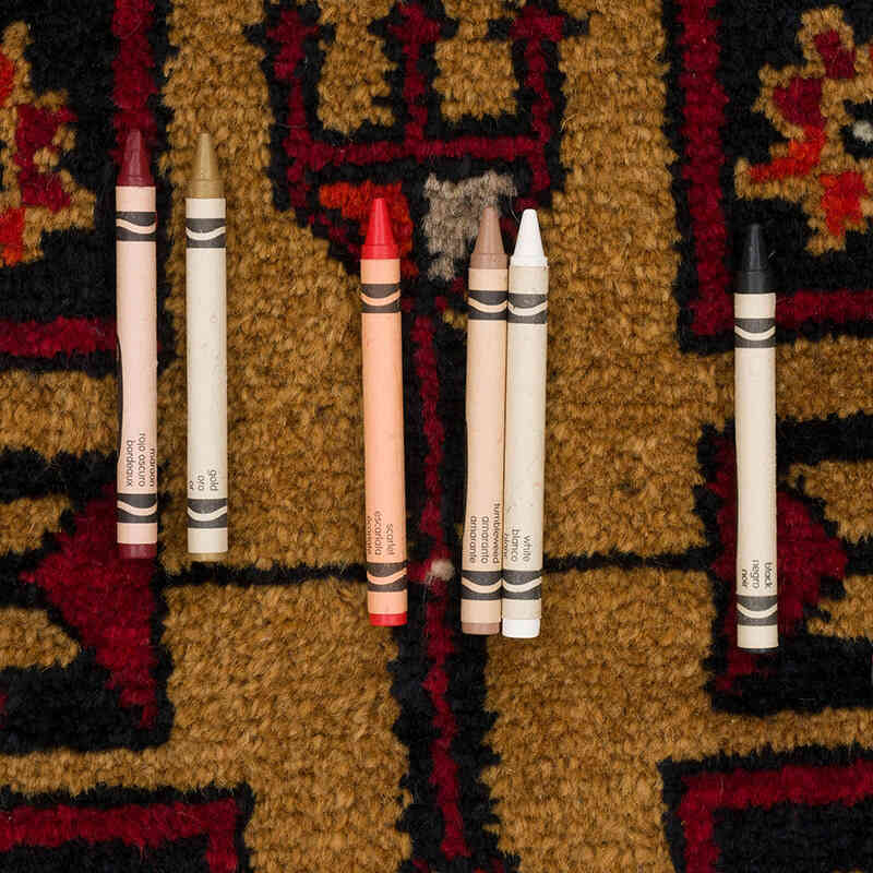 Alfombra Vintage Turca Anudada a Mano - 66 cm x 71 cm - K0069051