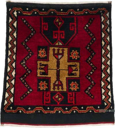 Alfombra Vintage Turca Anudada a Mano - 66 cm x 71 cm
