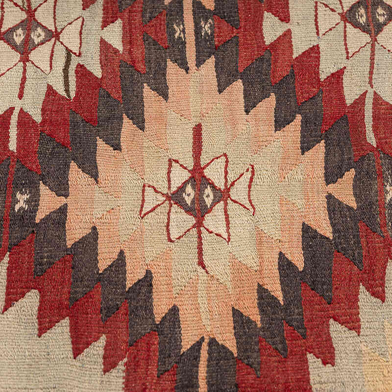 Vintage Afyon Kilim Rug - 4' 9" x 10' 4" (57" x 124") - K0069063