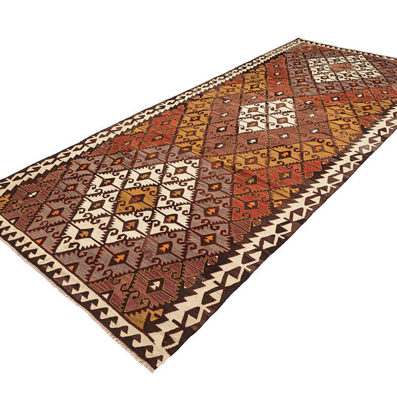 Alfombra Vintage Sivrihisar Kilim - 158 cm x 355 cm - K0069065