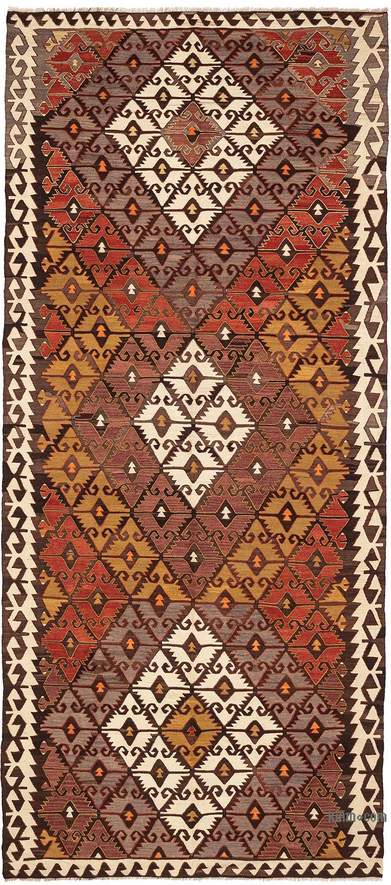 Alfombra Vintage Sivrihisar Kilim - 158 cm x 355 cm - K0069065
