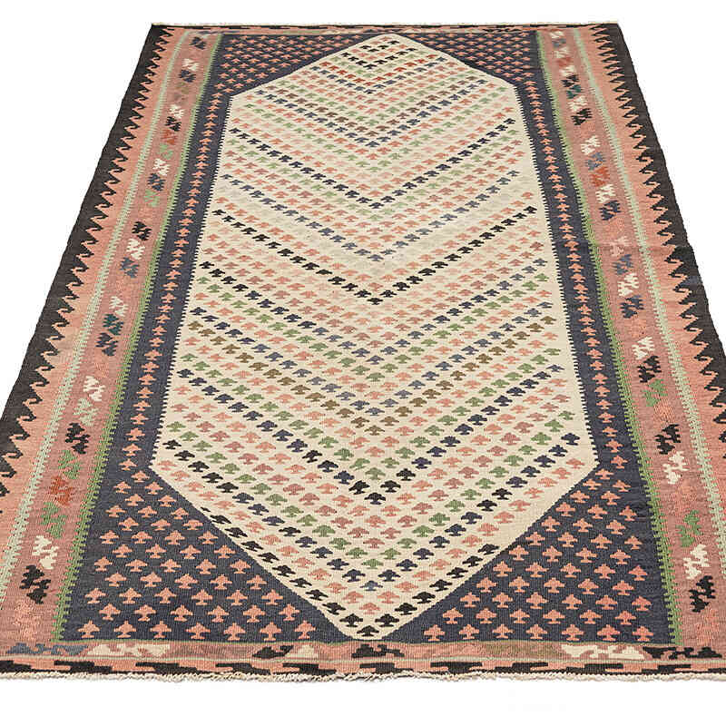 Vintage Senna Kilim Rug - 3' 4" x 6' 7" (40" x 79") - K0069069