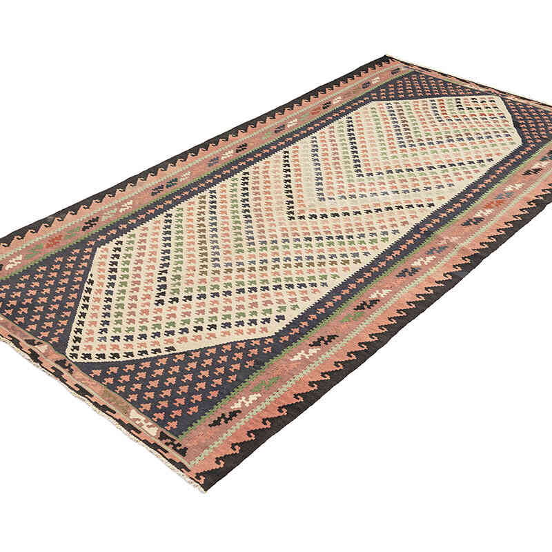 Vintage Senna Kilim Rug - 3' 4" x 6' 7" (40" x 79") - K0069069