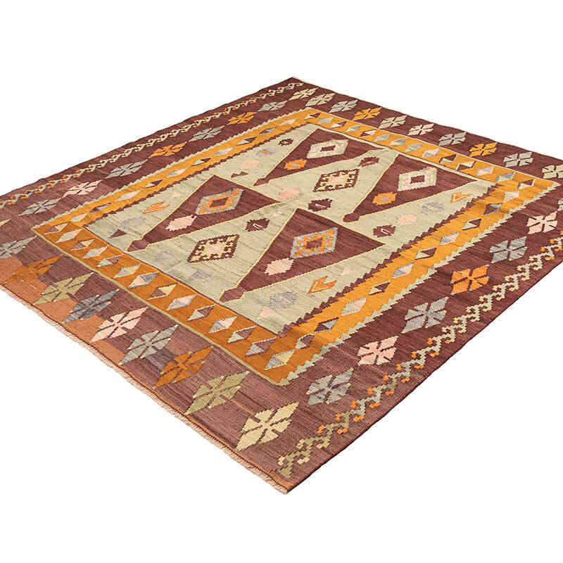Vintage Ordu Kilimi - 180 cm x 200 cm - K0069079