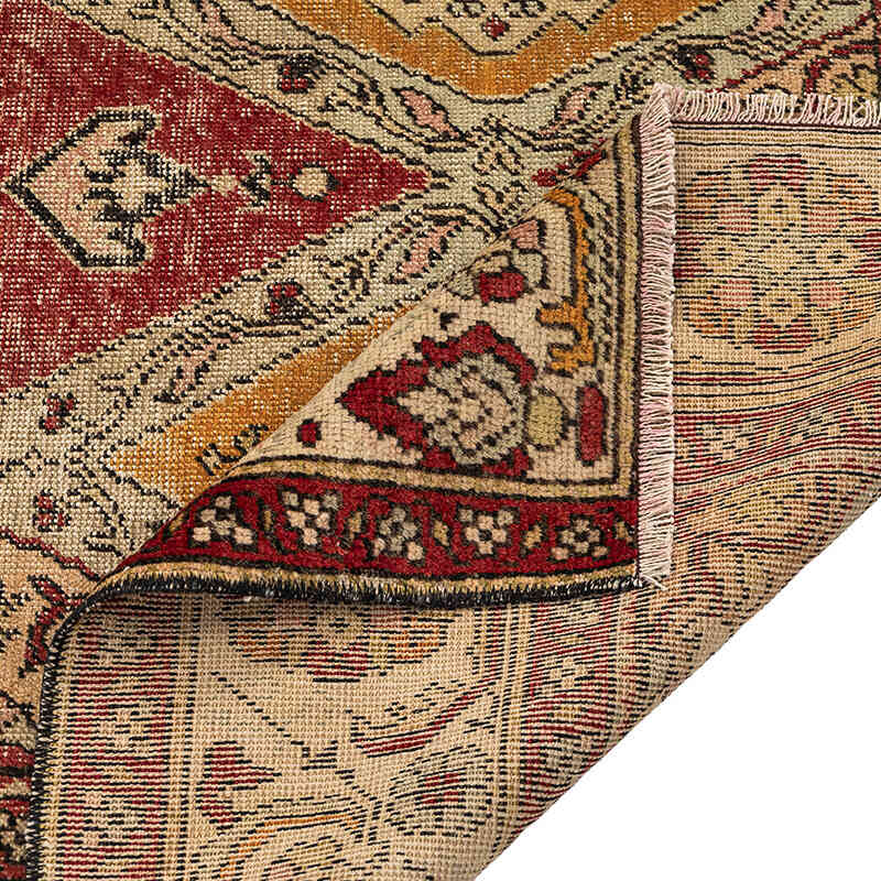 El Dokuma Vintage Halı - 120 cm x 172 cm - K0069107
