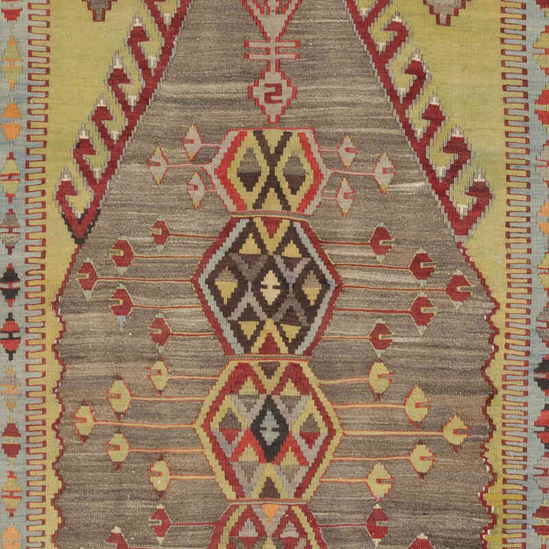 Vintage Konya Obruk Kilimi - 141 cm x 213 cm - K0069118