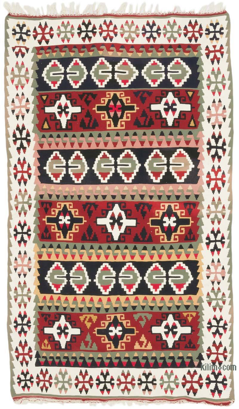 Vintage Turkish Kilim Rug - 3' 4" x 5' 10" (40" x 70") - K0069353